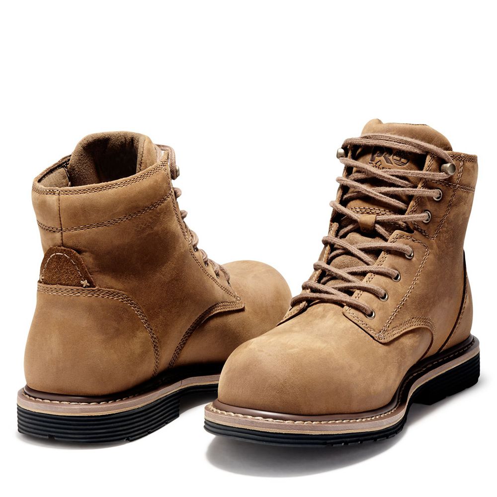 Botas Masculino - Timberland Pro Millworks 6\" Comp Toe - GYUFN0852 - Marrom